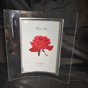 Glass and Silver Picture Frame